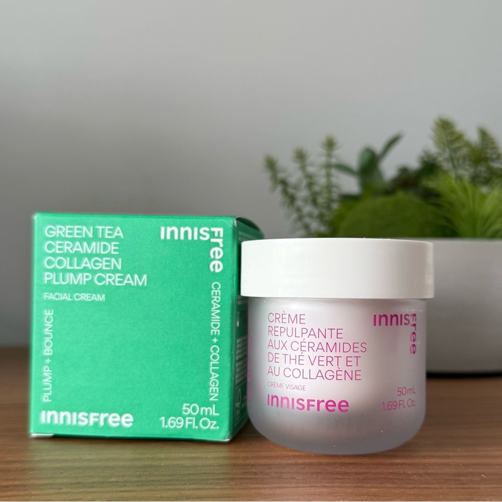 Innisfree Green Tea Ceramide Collagen Plump Cream